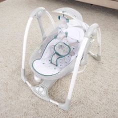 Ingenuity Preoblikovljiva vibrirajoča gugalnica z melodijo Nash 2v1, 0m+ do 9 kg