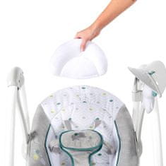 Ingenuity Preoblikovljiva vibrirajoča gugalnica z melodijo Nash 2v1, 0m+ do 9 kg