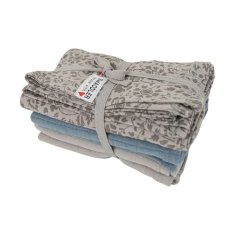 Lodger Muslin Swaddler Swaddler Flower Tribe 3 pakiranja 70 x 70 cm megla