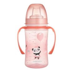 Canpol babies Skodelica za trening eksotičnih živali 240 ml roza