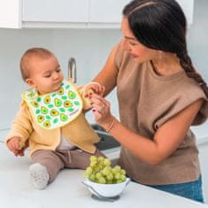 BabyOno Frotirni slinček, majhen, vodoodporen avokado 3m+