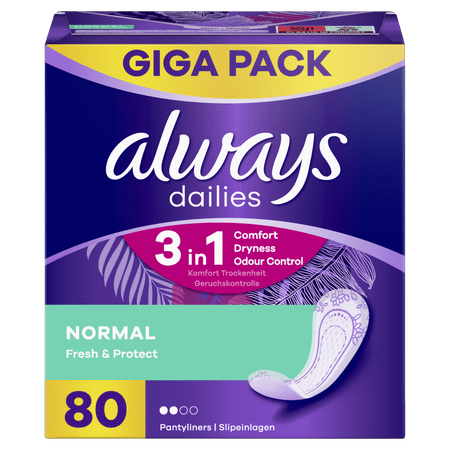 Normal Fresh dnevni vložki, 80 kosov