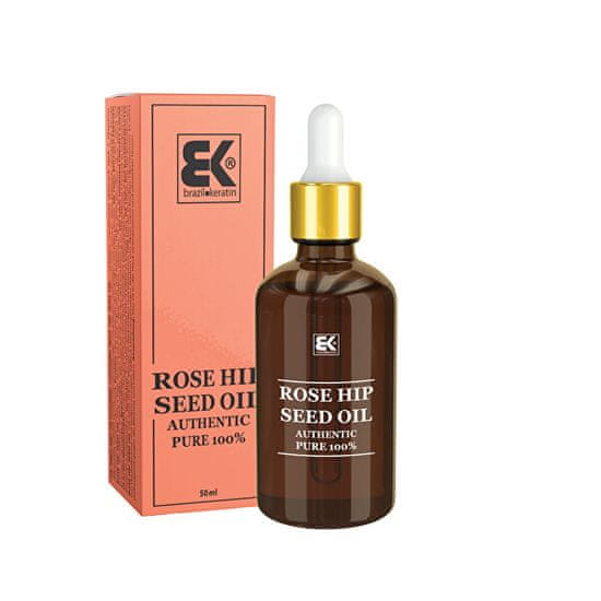 Brazil Keratin 100% čisto hladno stisnjeno naravno olje roseja (Rose Hip Seed Oil Authentic Pure ) 50 ml