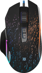 Defender Syberia GM-680L optična gaming miška RGB, 1200-3200dpi