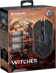 Defender Witcher GM-990 RGB optična gaming miška, 7 gumbov, 1200-3200dpi