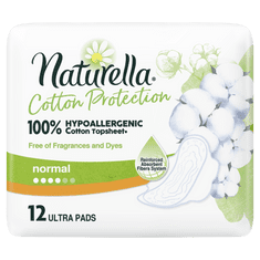 Naturella Cotton Normal vložki, 12 kosov