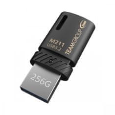 TeamGroup M211 USB ključ 256 GB, USB 3.2, OTG