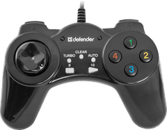 Defender Vortex žični igralni plošček USB, 13 gumbov, črn