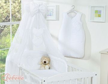 Bobono Baldahin iz tila - beli srčki