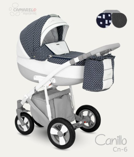 CAMARELO Otroški Voziček - Canillo 3v1 - Cn6