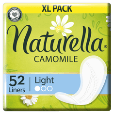 Naturella Chamomile Light dnevni vložki, 52 kosov