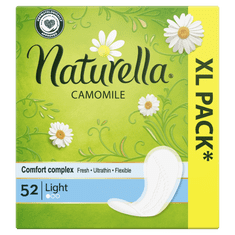 Naturella Chamomile Light dnevni vložki, 52 kosov