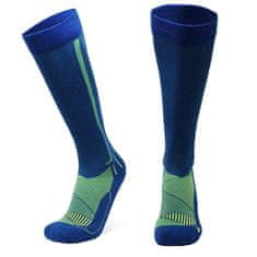 WookVibe športne kompresijske nogavice Sport, unisex, modra, 35 - 39