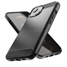 MG Carbon Case Flexible silikonski ovitek za iPhone 13 mini, črna