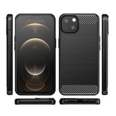 MG Carbon Case Flexible silikonski ovitek za iPhone 13 mini, črna