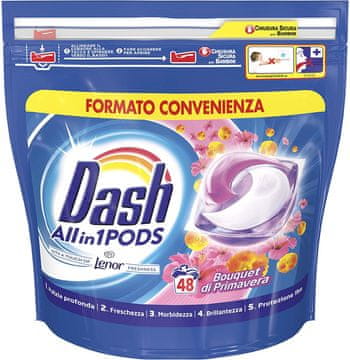 Dash Spring Bouquet detergent v kapsulah, 48 kosov | mimovrste=)