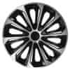 J&J Automotive Pokrovi Strong 15" Srebrna in črna 4ks
