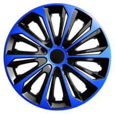 J&J Automotive Pokrovi Strong 16" Modra in črna 4ks
