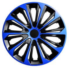 J&J Automotive Pokrovi Strong 15" Modra in črna 4ks