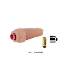 slomart Flesh Realistični Mini Vibrator 12 cm
