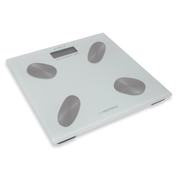 slomart EBS022W Esperanza digitalna analitična kopalniška tehtnica cha-cha bela
