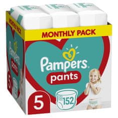 Pampers Pants pleničke, velikost 5, 12-17 kg, 152 kosov - odprta embalaža