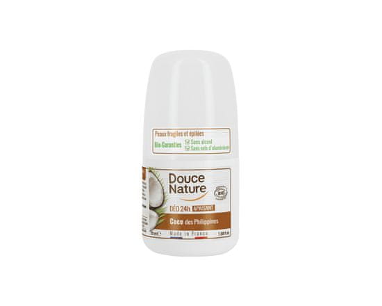 Naravni deodorant roll-on 24H, kokos, 50 ml (ekološko)