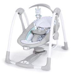 Ingenuity Vrtljiva vibracijska gugalnica z melodijo Raylan 2v1, od 0m+ do 9 kg