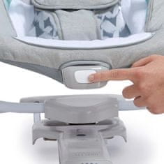 Ingenuity Vrtljiva vibracijska gugalnica z melodijo Raylan 2v1, od 0m+ do 9 kg