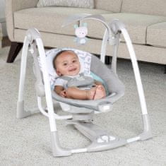 Ingenuity Vrtljiva vibracijska gugalnica z melodijo Raylan 2v1, od 0m+ do 9 kg