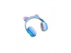 Alum online Brezžične slušalke z mačjimi ušesi - K6133, modre
