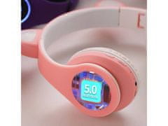 Alum online Brezžične slušalke z mačjimi ušesi - MG B39, roza