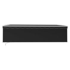 Vidaxl Ročno zložljiva tenda s senčilom 5x3 m antracitna