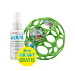 Oball Toy RATTLE 10 cm 0m+ morska pena + 50 ml Aquaint