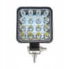 master LED LED delovna svetilka 10-30V IP67 48W 16 LED 6000K kvadratna