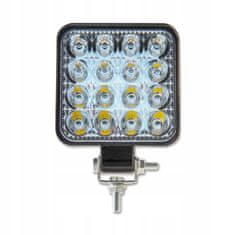 master LED LED delovna svetilka 10-30V IP67 48W 16 LED 6000K kvadratna