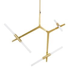 KINGHOME Viseča svetilka CANDELABR 6 zlata - aluminij, steklo