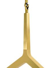 KINGHOME Viseča svetilka CANDELABR 6 zlata - aluminij, steklo
