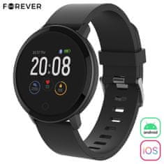 Forever ForeVive Lite SB-315 pametna ura, Bluetooth 5.0, Android + iOS aplikacija, IP67, črna