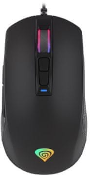 Genesis Krypton 310 gaming miška, RGB, 4000 DPI, 7 gumbov