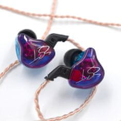 KZ ZST hybrid HiFi slušalke, color