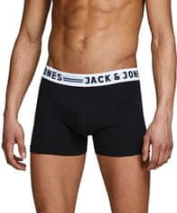 Jack&Jones 3 PACK - moški boksarji 12081832 Light Grey Melange (Velikost S)