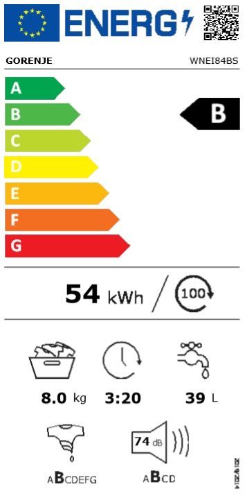 Gorenje WNEI84BS pralni stroj