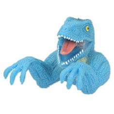 Dino World Lutka za prste ASST, Modra, z zeleno glavo