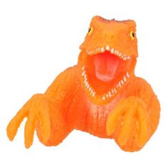 Dino World Lutka za prste ASST, Oranžna, T-Rex