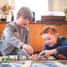 Bigjigs Toys Bigjigs Recikliranje železniških zabojnikov