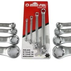 MAR-POL Garnitura nasadnih ključev Torx 4 kosi 6-24 mm M58165