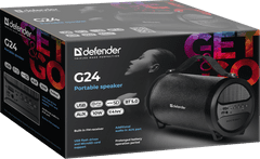 Defender G24 prenosni zvočnik, 10W, BT/FM/TF/USB/AUX/1500mAh