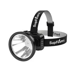 Superfire HL51 LED naglavna svetilka USB 160lm, črna