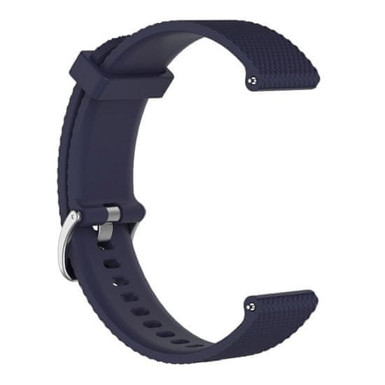 BStrap Silicone Bredon pašček za Garmin Vivoactive 4, dark blue